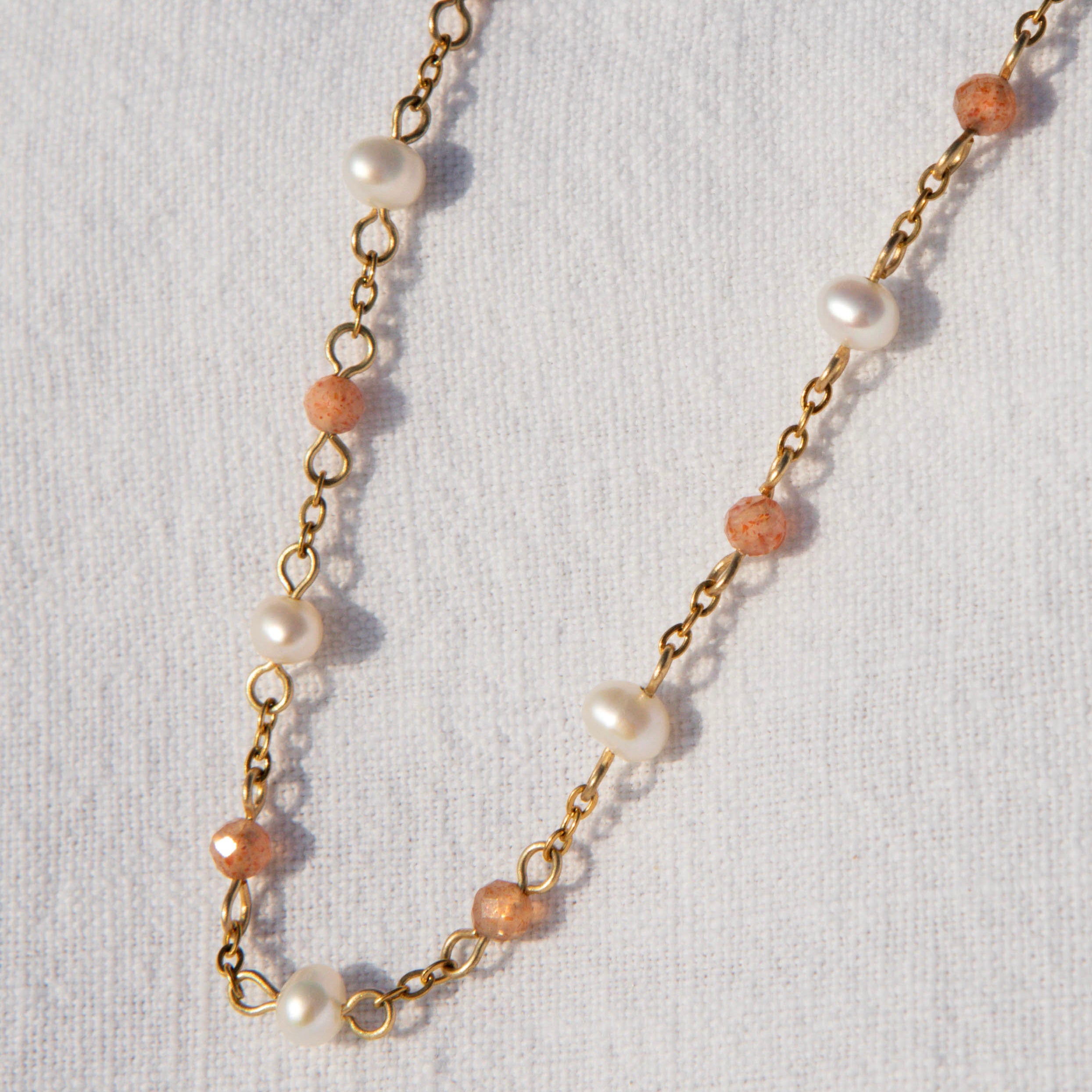 Bracelet douceur - perles d’eau douce x facettes