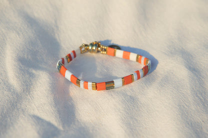 Bracelet Tila - pierres plates japonaises