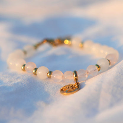 Bracelet pierres fines - boules 6mm