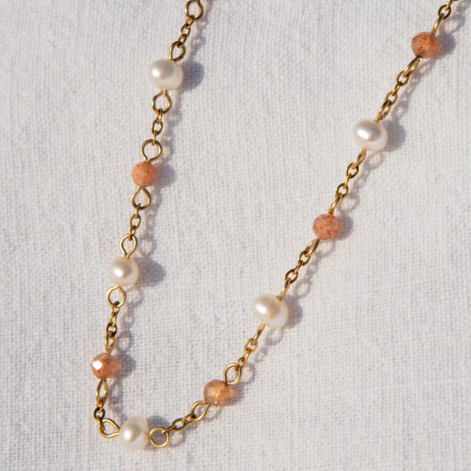 Bracelet douceur - perles d’eau douce x facettes