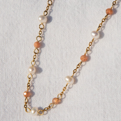 Bracelet douceur - perles d’eau douce x facettes