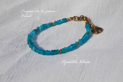 Bracelet en pierres fines cubes