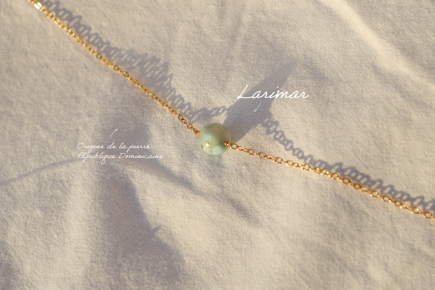 Collier ras de cou - pierre fine boule 8mm