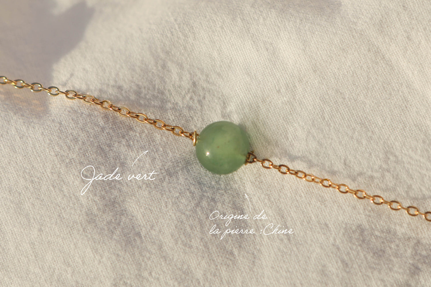 Collier ras de cou - pierre fine boule 8mm